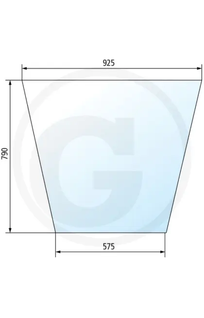 Frontscheibe passend für Fendt Farmer mit Peko-Verdeck.