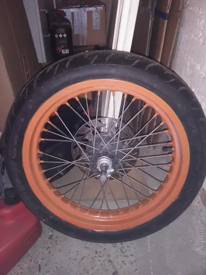 Rieju Alu-Reifen für hinten mit Zahnrad 17 Zoll Supermoto