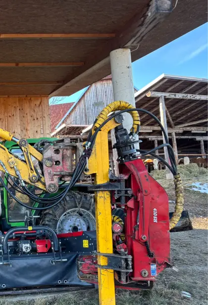 Greifersägenrotator + Schreitfuß