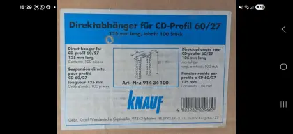 Knauf Direktabhänger für CD-Profil 60/27