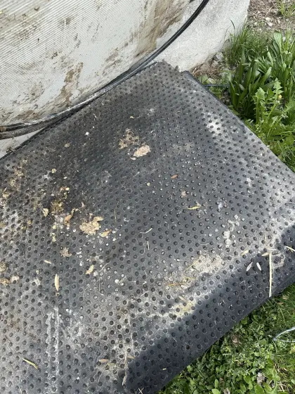 Gummimatten 110x150cm 15 Stk. fast neu