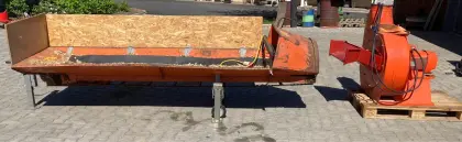Hackschnitzelgebläse Auer 11 kW mit Förderband