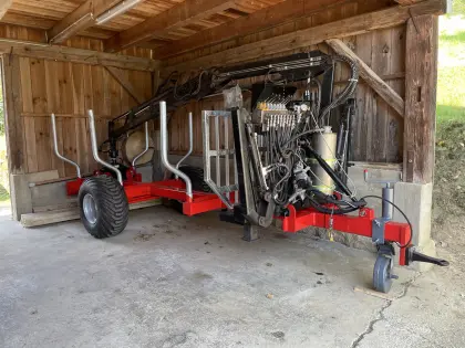 Rückewagen mit Funksteuerung