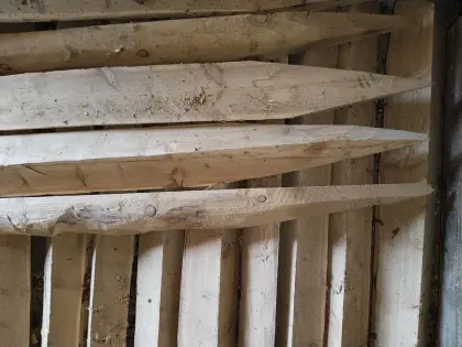 Stecken Stipfel Pfähle Pfahl Zaunsteher