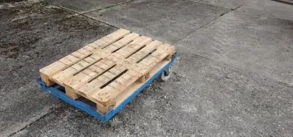 Palettenwagen 1.000 kg, Trolley, Palettenfahrgestell gebraucht