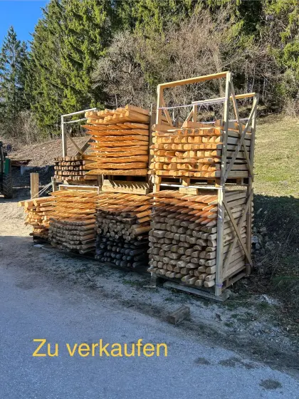 Verkaufe Zaunpfähle, Stipfel, Stempen, Säulen