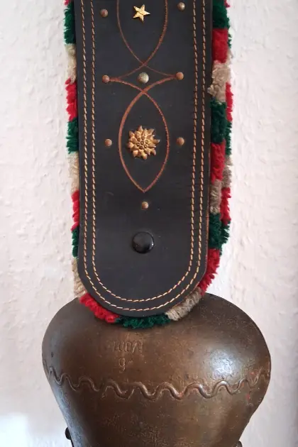 Kuhglocke Kuhschelle gestempelt Stubai 9