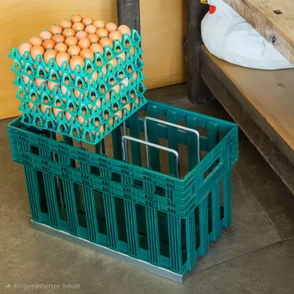 Drehstapelkörbe Eierhorden