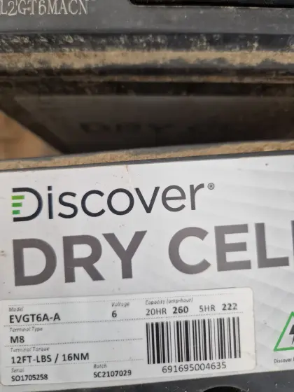 Verkaufe 8 Stk. EVGT6A-A Batterie 3,5 Jahre