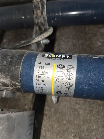 Agrotel Teile Wickelwellen, Motor, Somfy Sirius