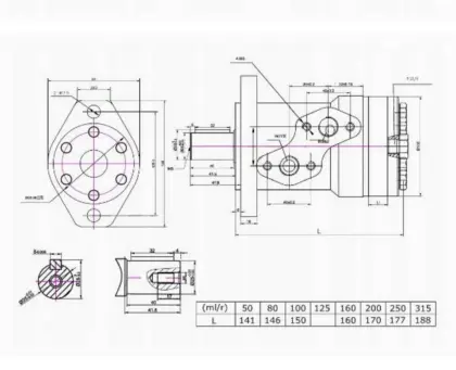 Hydraulikmotor Presko