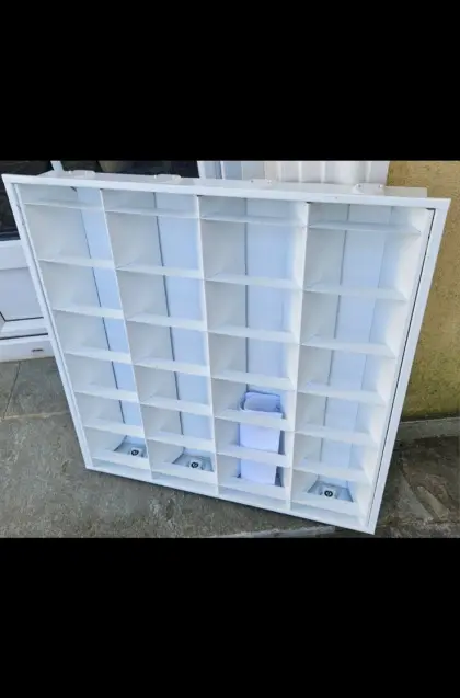 Einbaurasterleuchten Firma Ridi ECALUX-E 418 RW-IND