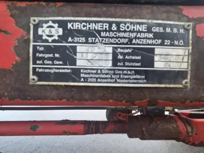 Miststreuer Kirchner T40