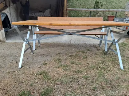 Sitzgarnitur für Alm, Gartenhütte