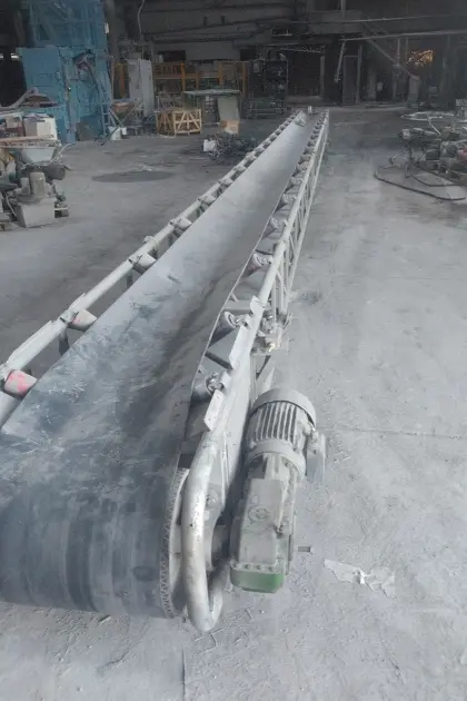Förderband 18,6 m, 640 mm, Schwerlast, ideal für Sand/Kies