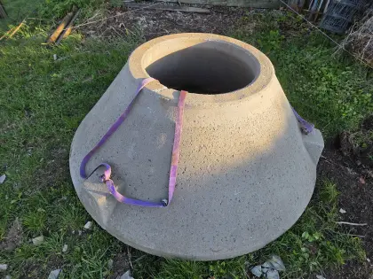 Schachtkonus, Betonring