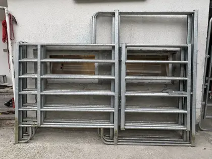 GROWI Weidepanel Comfort-Line mit Tor (4 Stk.)