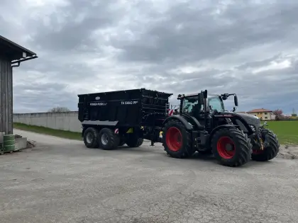 Transportarbeiten mit Abschiebewagen