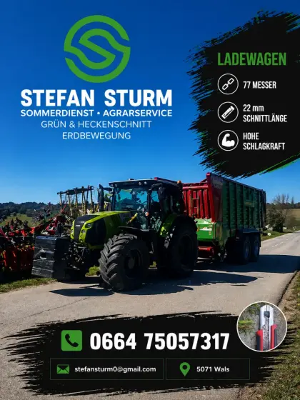 Erntewageneinsatz mit Strautmann Magnon 9