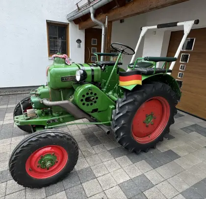 Oldtimer Traktor Allgaier Kälble R22