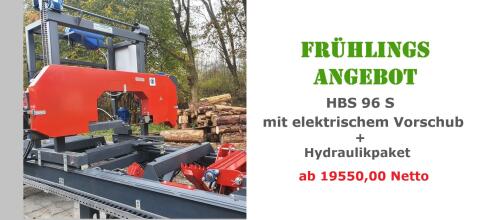 HBS 96 S mit Hydraulik Blockbandsäge, Sägewerk, Bandsägewerk