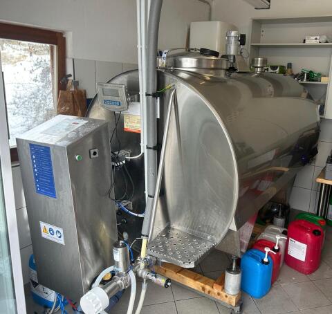 Verk. Milchtank, 1.700 l, Wärmerückgewinnung, robotertauglich