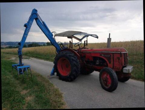 Heckbagger Moser mit Hanomag Brillant