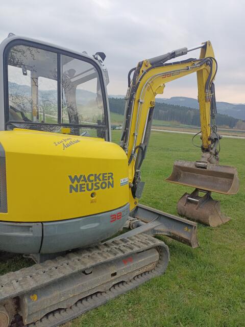 Wacker Neuson 38Z3, EZ 38 Bagger mit Powertilt