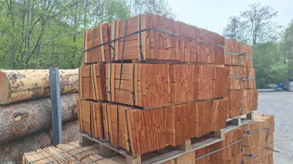 Lärchenschindeln 40 cm Fassade, DIN 68119, Güteklasse 1