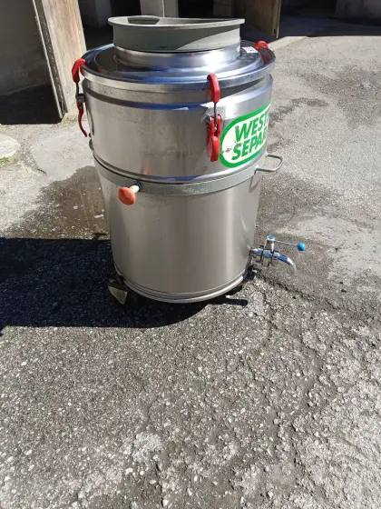 Milchtank 200 l inkl. Transportwagen für Wasser