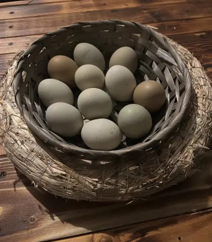 Bruteier reinrassiger Silverudds Blå Grünleger