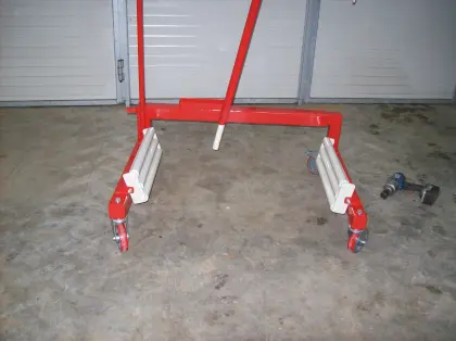 Reifenmontagewagen, Reifenmontagehilfe