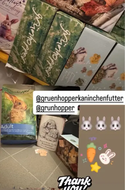 Grünhopper Futter