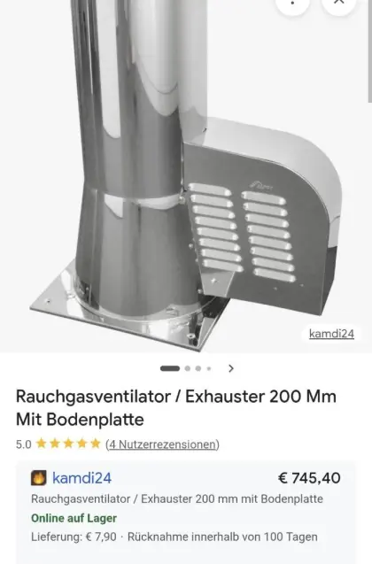 Rauchgasventilator