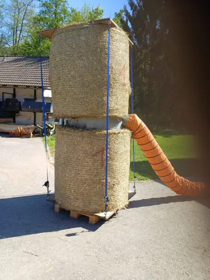 Trocknungsring, Rundballentrocknung, Belüftungsring