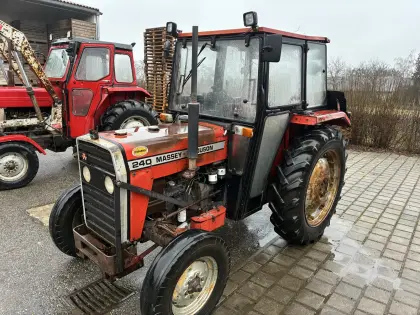 Verkaufe MF 240, MF 165, Goliath 3-Seitenkipper