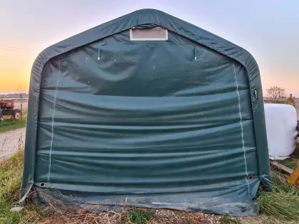 Weideunterstand, Garagenzelt