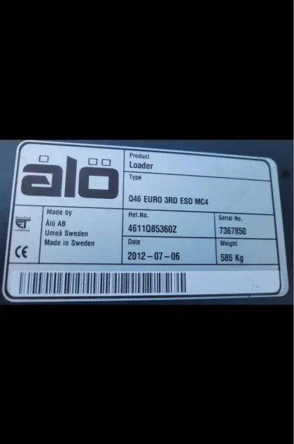 Suche Quicke, Alö Frontlader