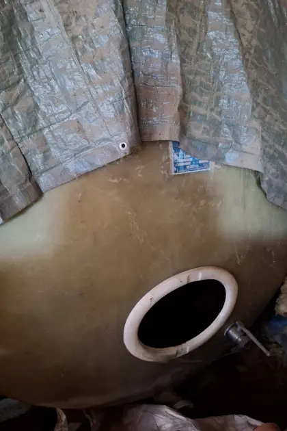 Resistan Polyester Tank 10.000 l liegend