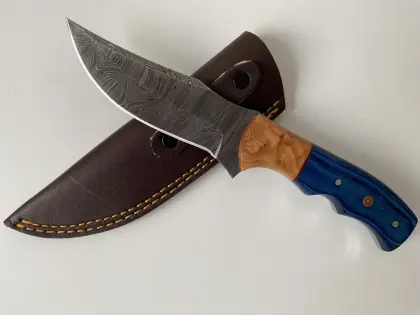 Handgemachtes Jagdmesser aus Edelstahl 23 cm