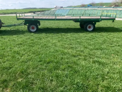 Rundballenanhänger, Wagen