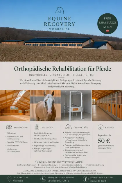 REHA-Plätze für Pferde