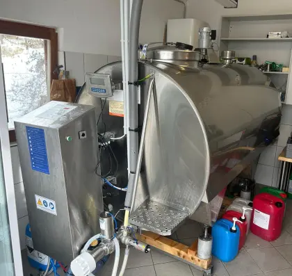 Verk. Milchtank, 1.700 l, Wärmerückgewinnung, robotertauglich