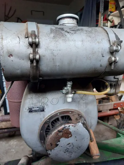 Rotax Motor im Top-Zustand.