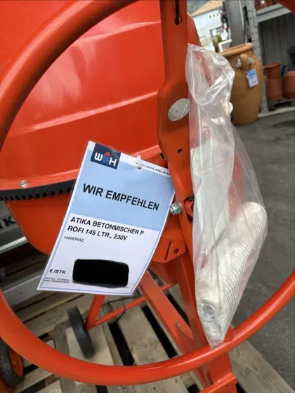 Betonmischer ATIKA PROFI 145 l 230 V (neu)