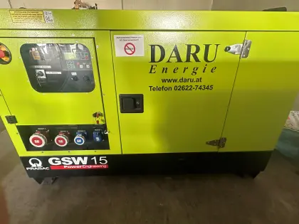 Pramac 13,7 kVA Stromaggregat mit Dieselmotor schallgedämmt