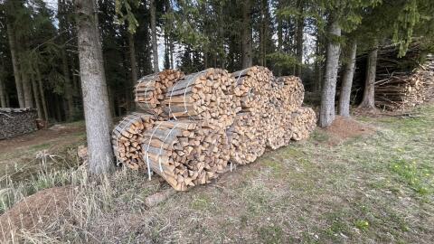 Buchenscheitholz
