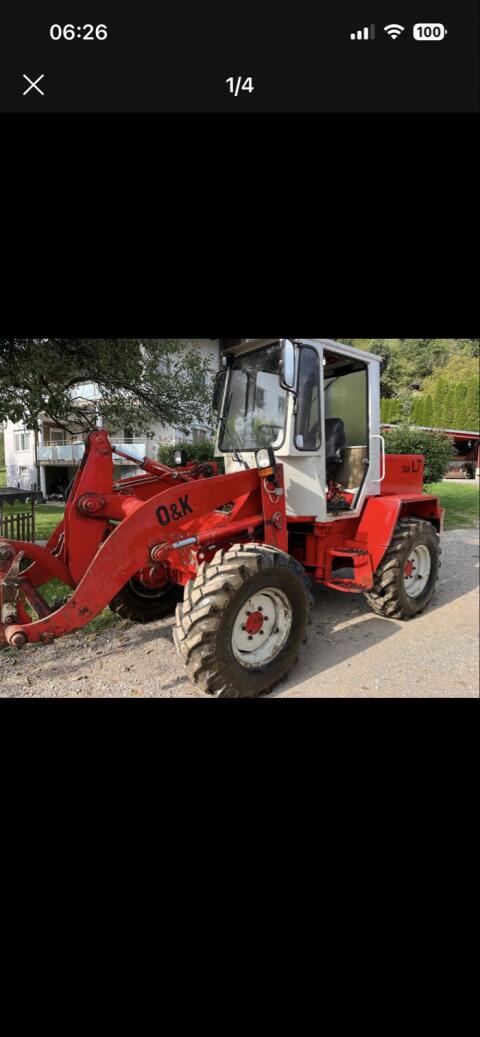 Hoflader O&K Radlader