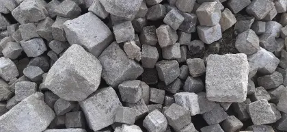 Alt-Wiener Granitstöckel-Pflastersteine, kleine und große