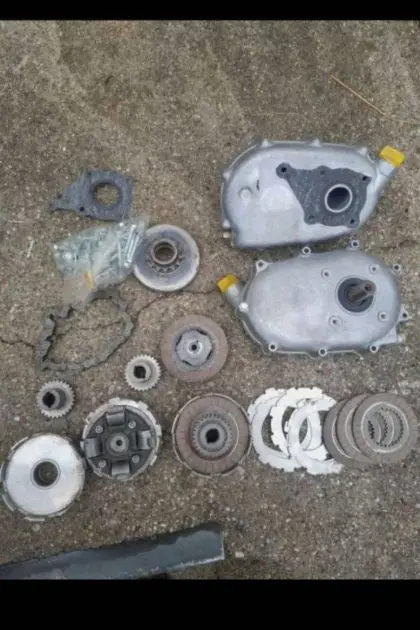 2 x Honda-Getriebe, Fliehkraftkupplung